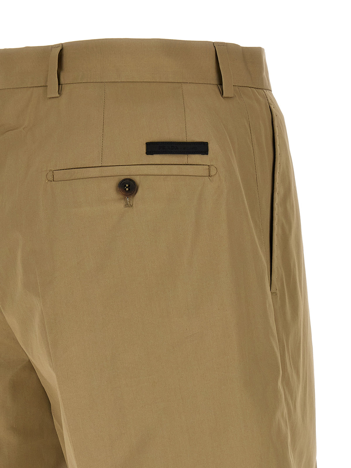 Prada Men Poplin Bermuda Shorts PRADA