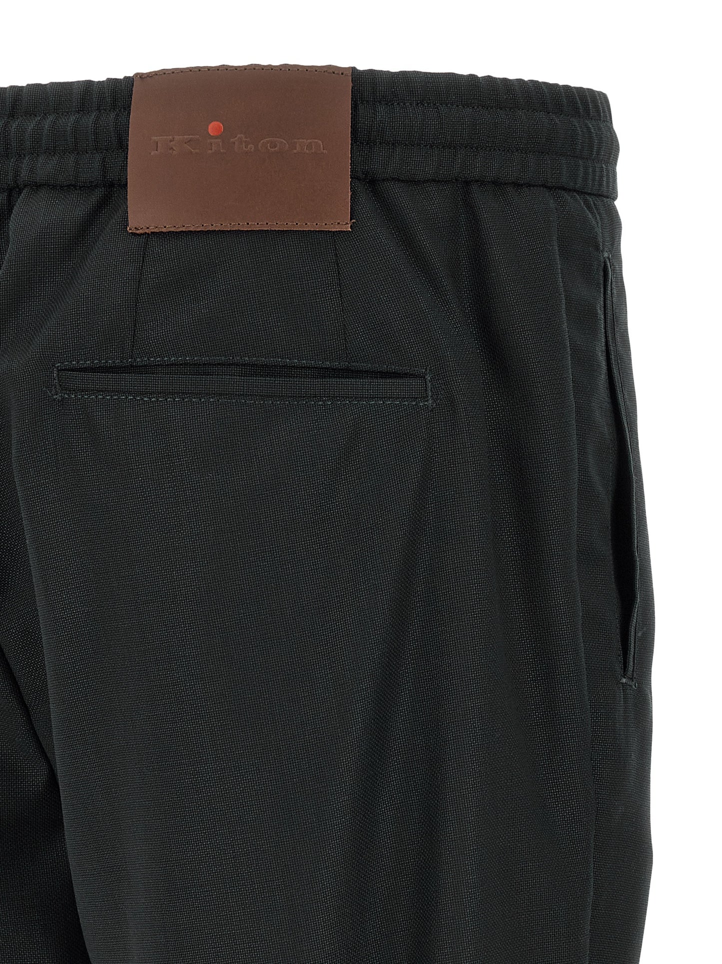 Kiton Men Red Button Pants KITON