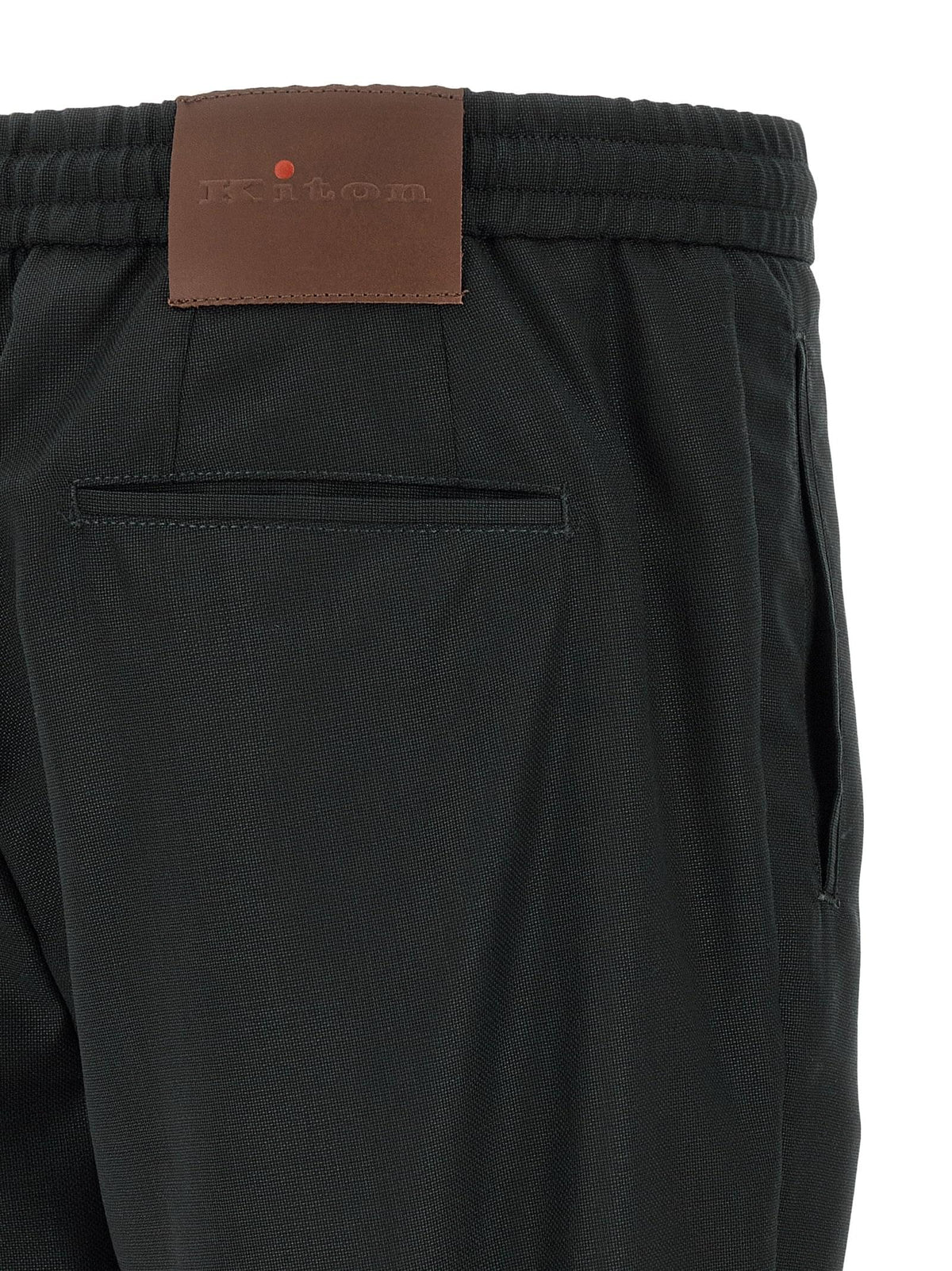 Kiton Men Red Button Pants KITON