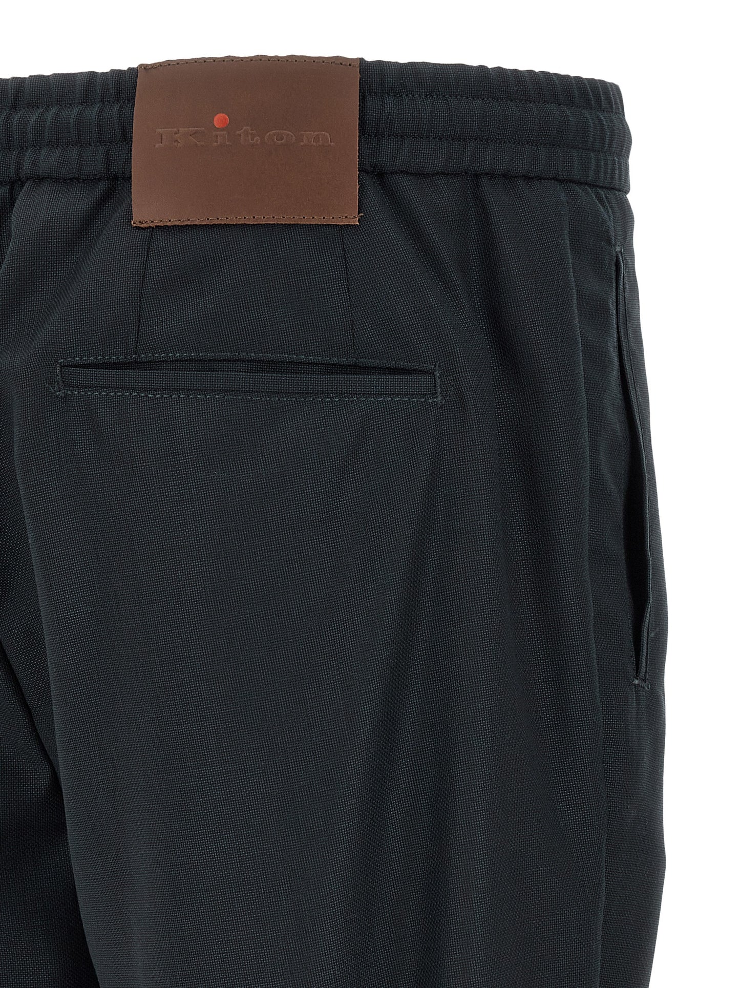 Kiton Men Red Button Pants KITON