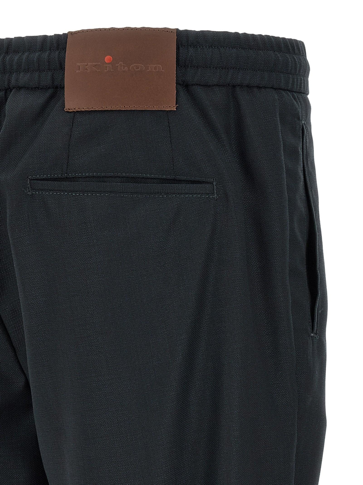 Kiton Men Red Button Pants KITON