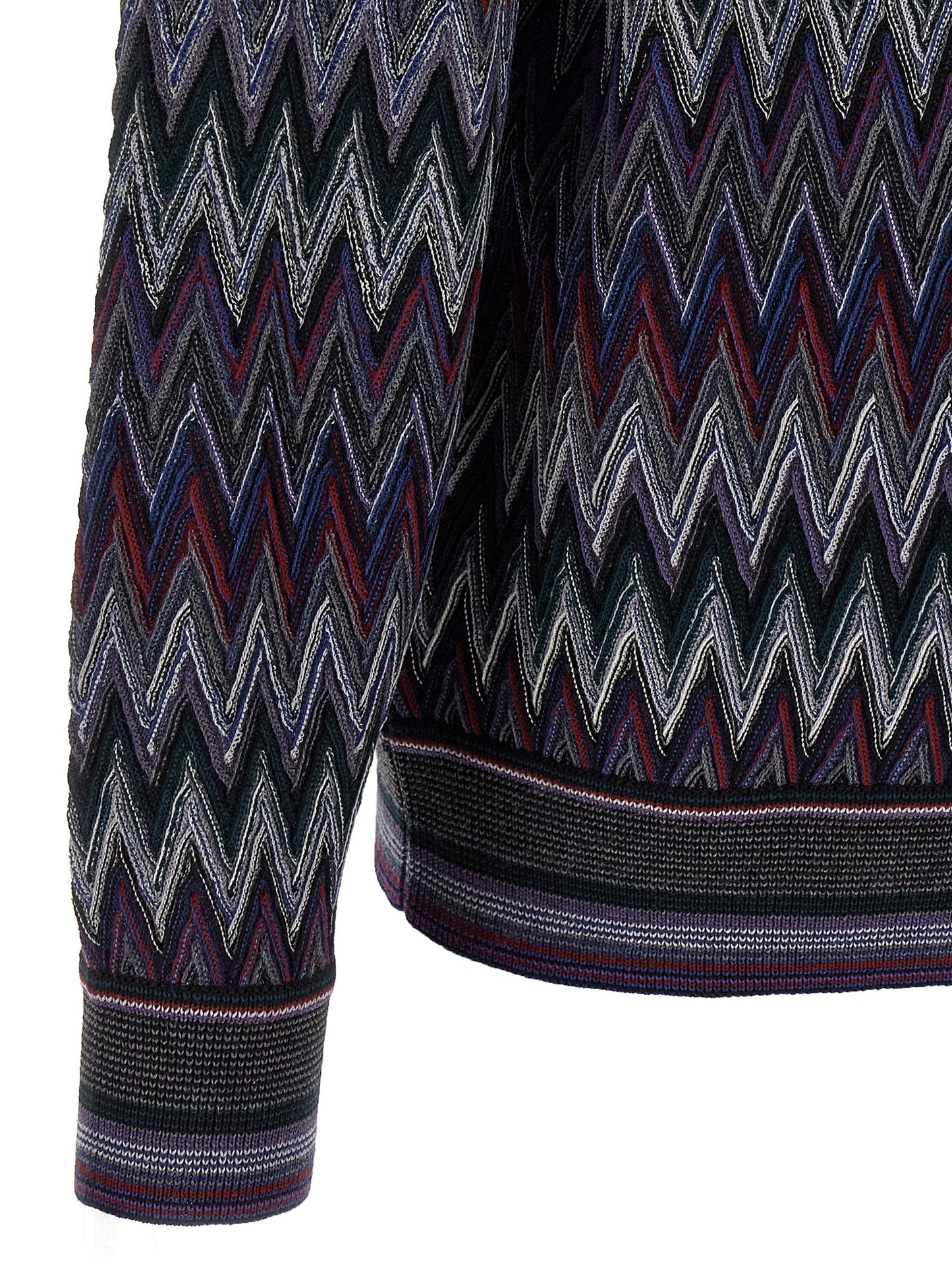 Missoni Men Zigzag Pattern Sweater MISSONI