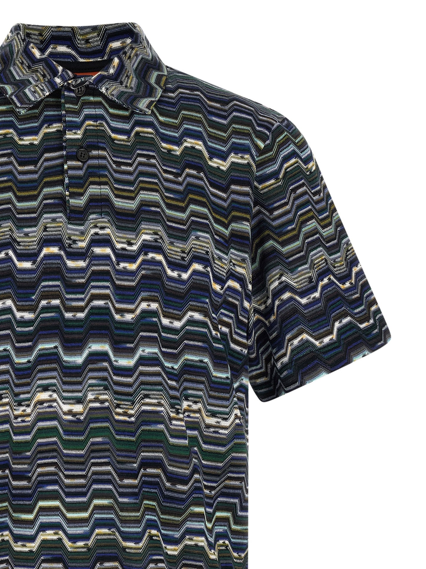 Missoni Men Zigzag Polo Shirt MISSONI