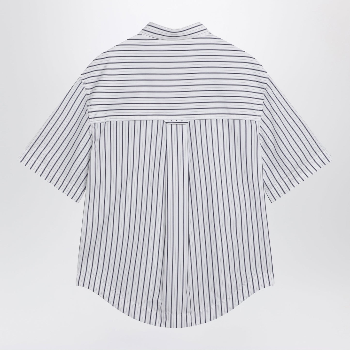 Ami Paris White Striped Ami De Coeur Shirt Men AMI PARIS