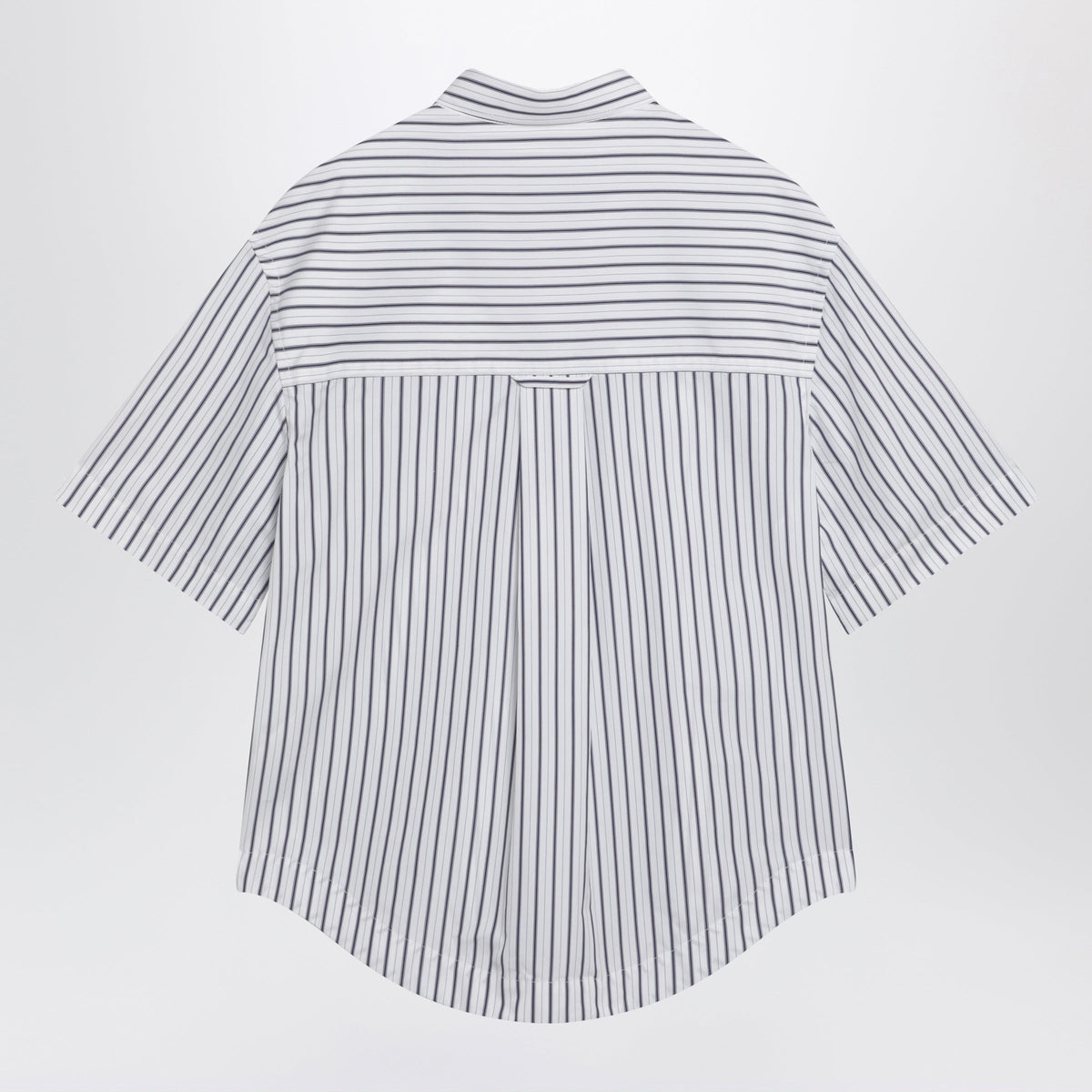 Ami Paris White Striped Ami De Coeur Shirt Men AMI PARIS