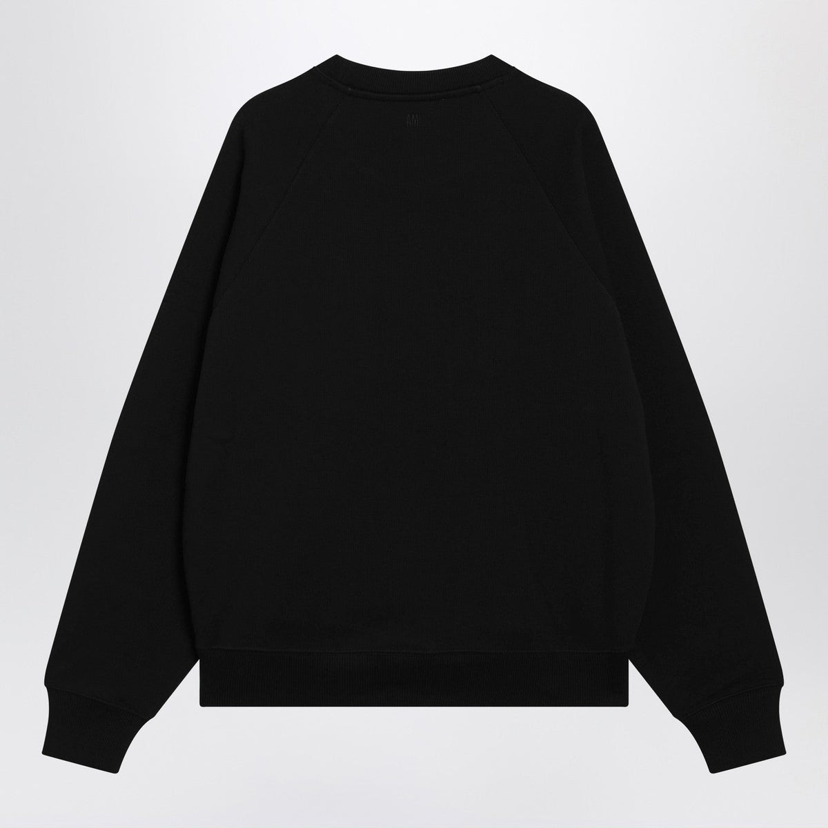 Ami Paris Black Ami De Coeur Sweatshirt Men AMI PARIS