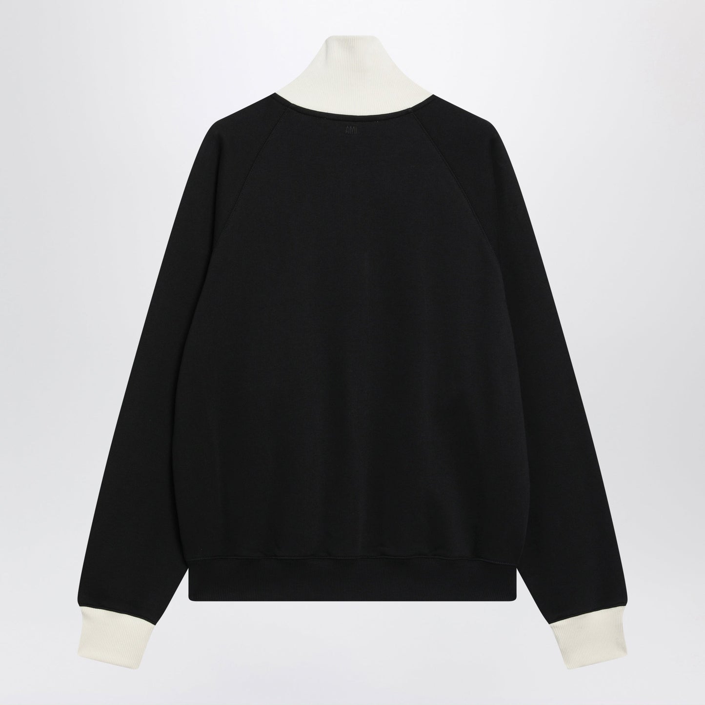 Ami Paris Black Ami De Cå“Ur Sweatshirt In Cotton Men AMI PARIS