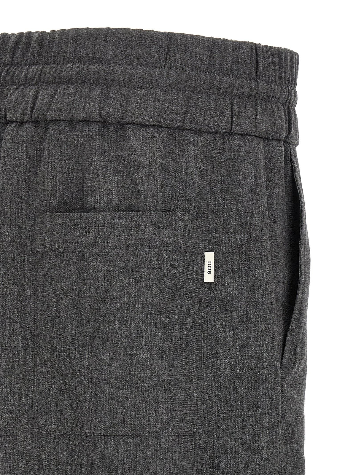 Ami Paris Men Mélange Wool Pants AMI PARIS