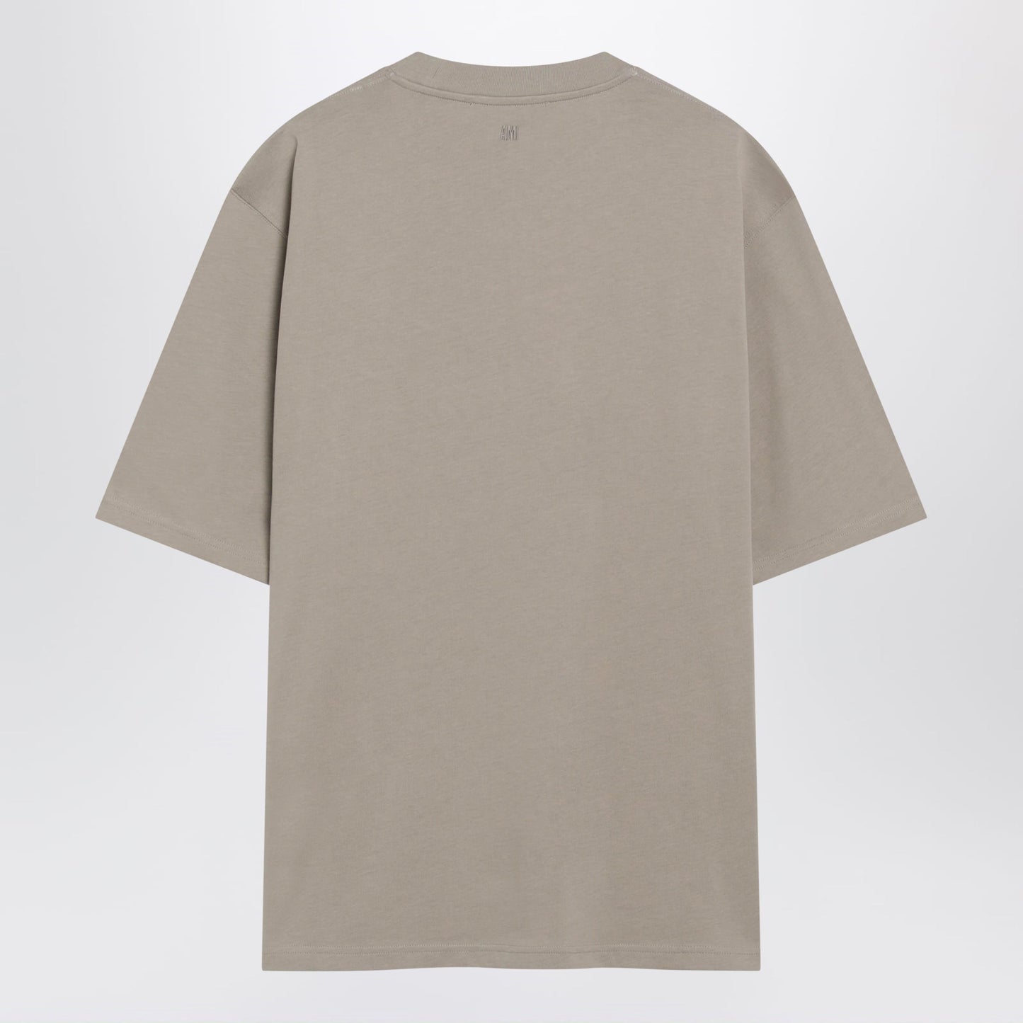 Ami Paris Taupe Beige Ami De Coeur Cotton T-Shirt Men AMI PARIS