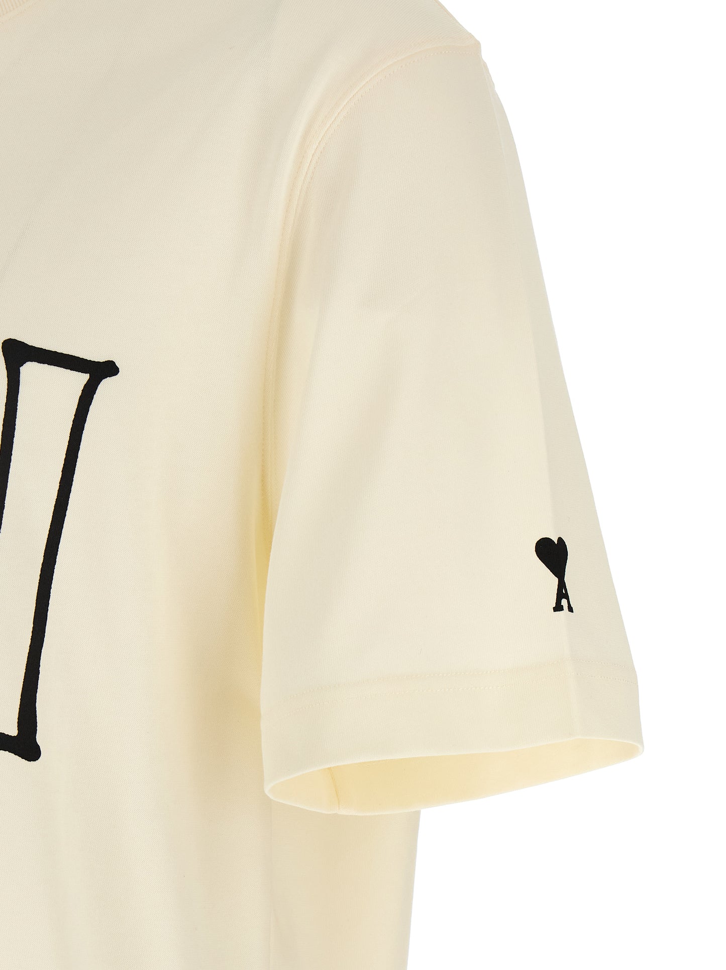 Ami Paris Men Logo Print T-Shirt AMI PARIS