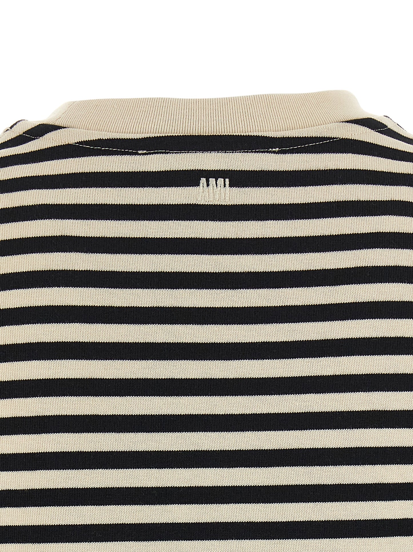 Ami Paris Women 'Ami De Coeur' Marinière T-Shirt AMI PARIS