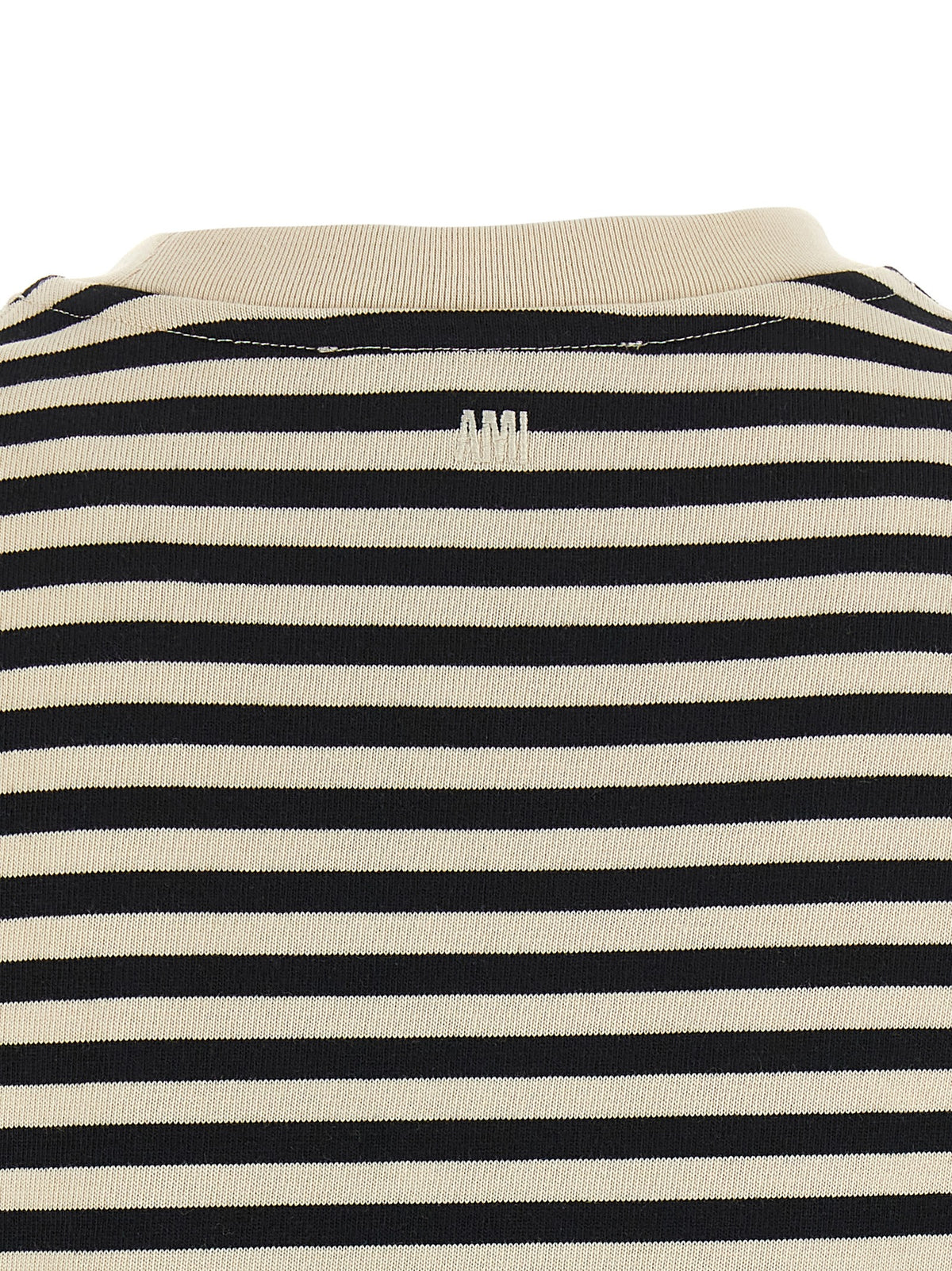 Ami Paris Women 'Ami De Coeur' Marinière T-Shirt AMI PARIS