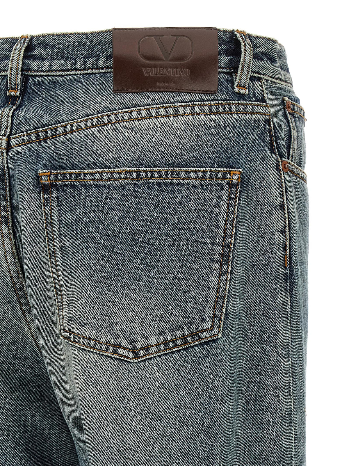 Valentino Garavani Men Five-Pocket Jeans