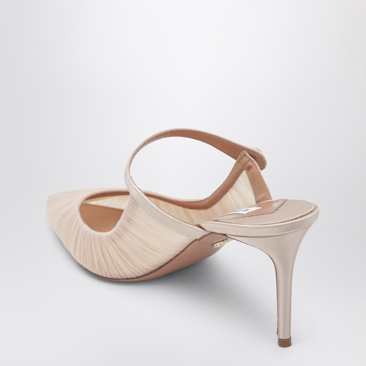 Aquazzura Voile Mule 75 Powder Pink Women AQUAZZURA