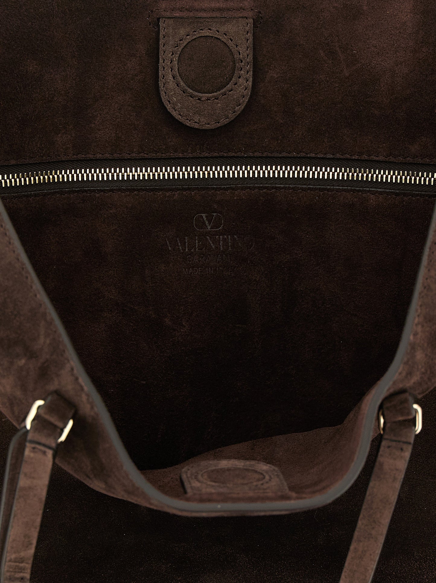 Valentino Garavani Women 'Rockstud Medium' Suede Shoulder Bag VALENTINO GARAVANI