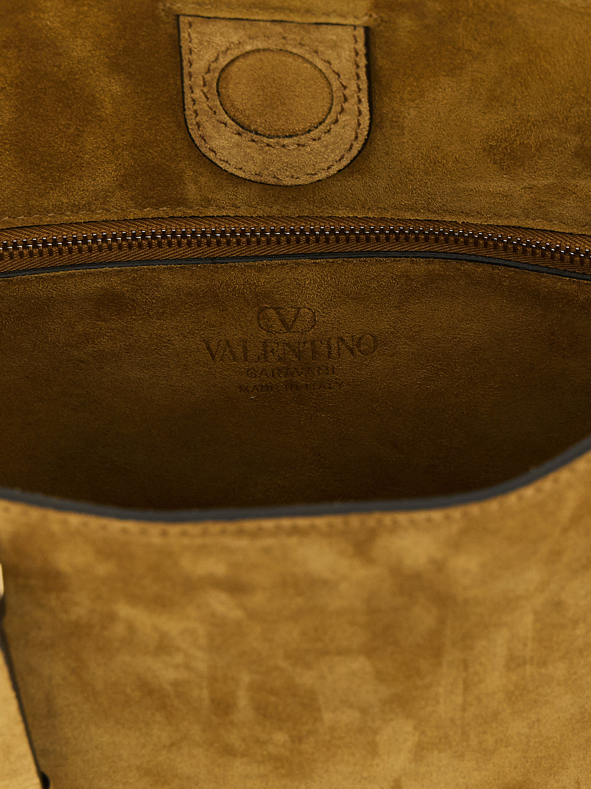 Valentino Garavani Women V. Garavani 'Rockstud' Small Beige Shopping Bag VALENTINO GARAVANI