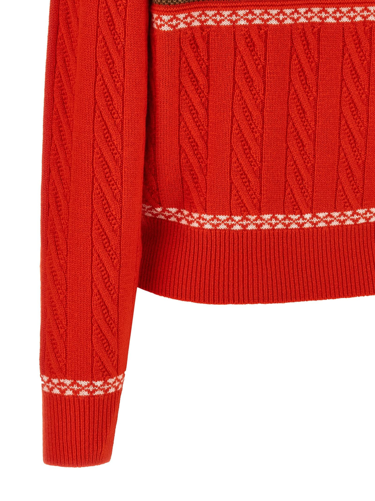 Guest In Residence Women 'Cable Collegiate Polo' Sweater GUEST IN RESIDENCE