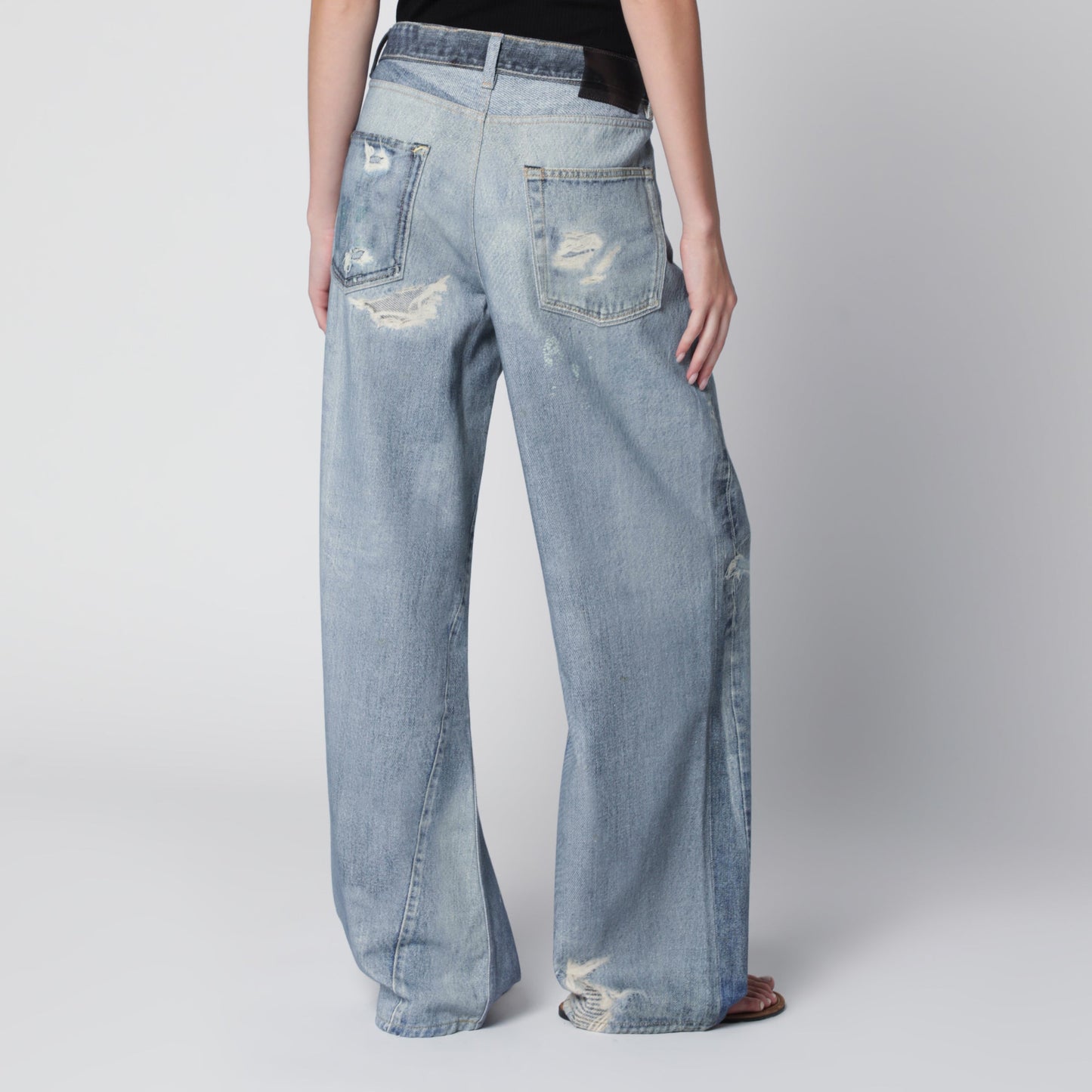 Our Legacy Full Cut Digital Denim Print Jeans Women OUR LEGACY
