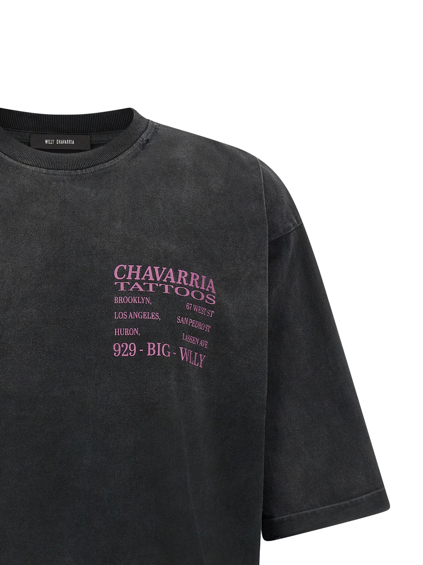 Willy Chavarria Men 'Willy Tattoo - Buffalo Tee' T-Shirt WILLY CHAVARRIA