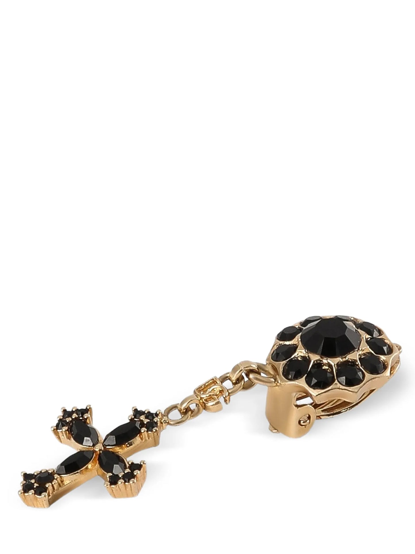 Dolce & Gabbana Women Cross Pendant Earrings DOLCE & GABBANA