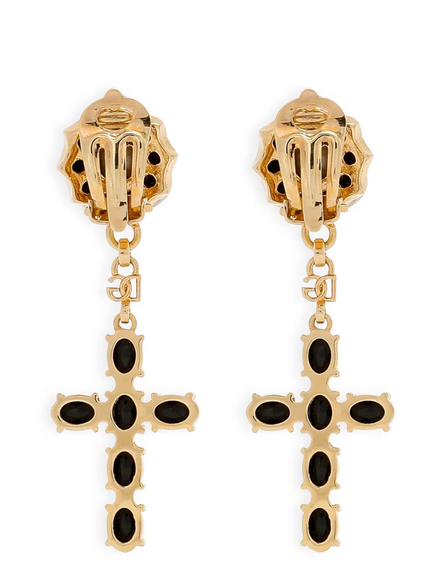 Dolce & Gabbana Women Cross Pendant Earrings DOLCE & GABBANA