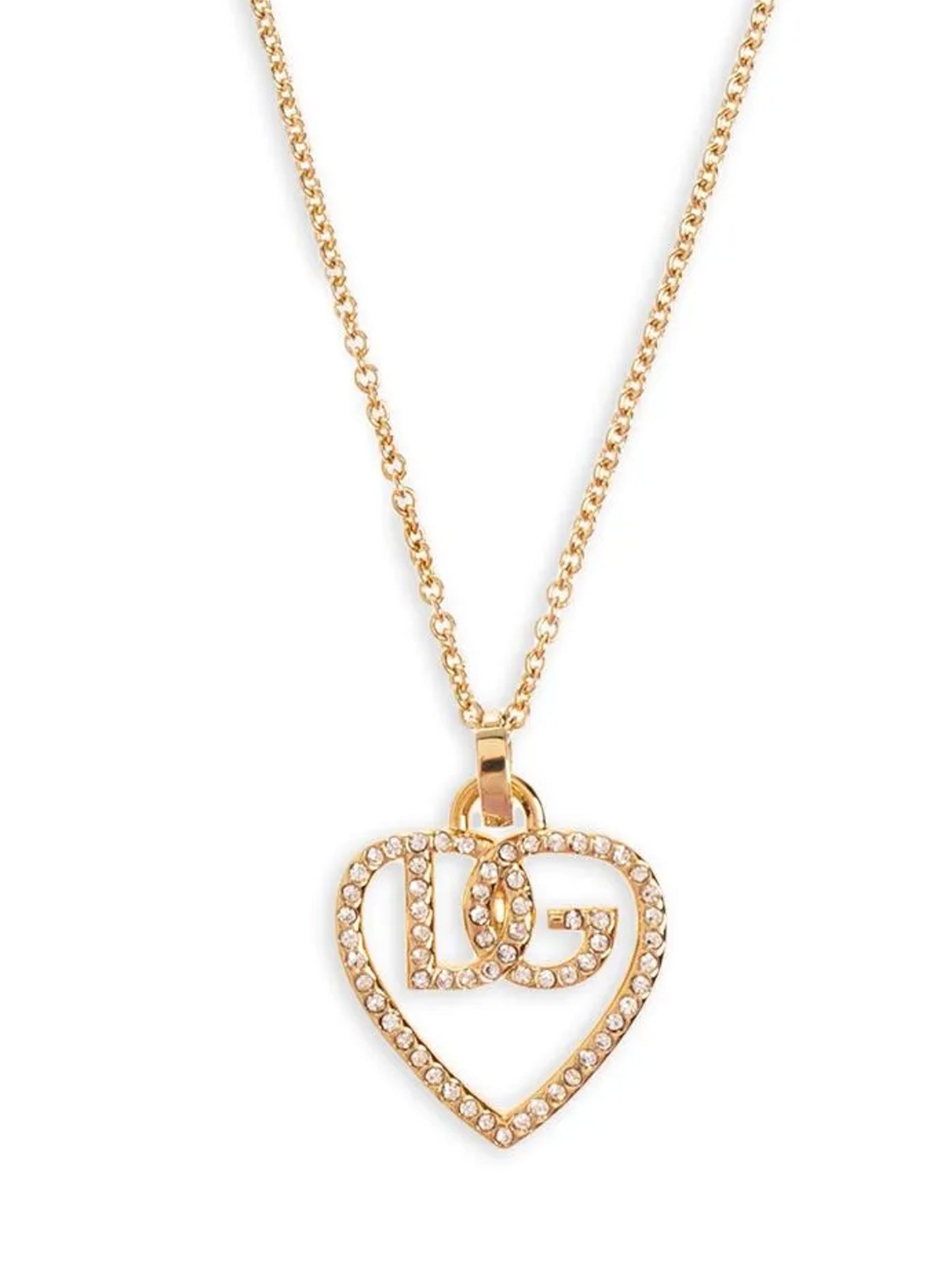 Dolce & Gabbana Women Strass Logo Necklace DOLCE & GABBANA