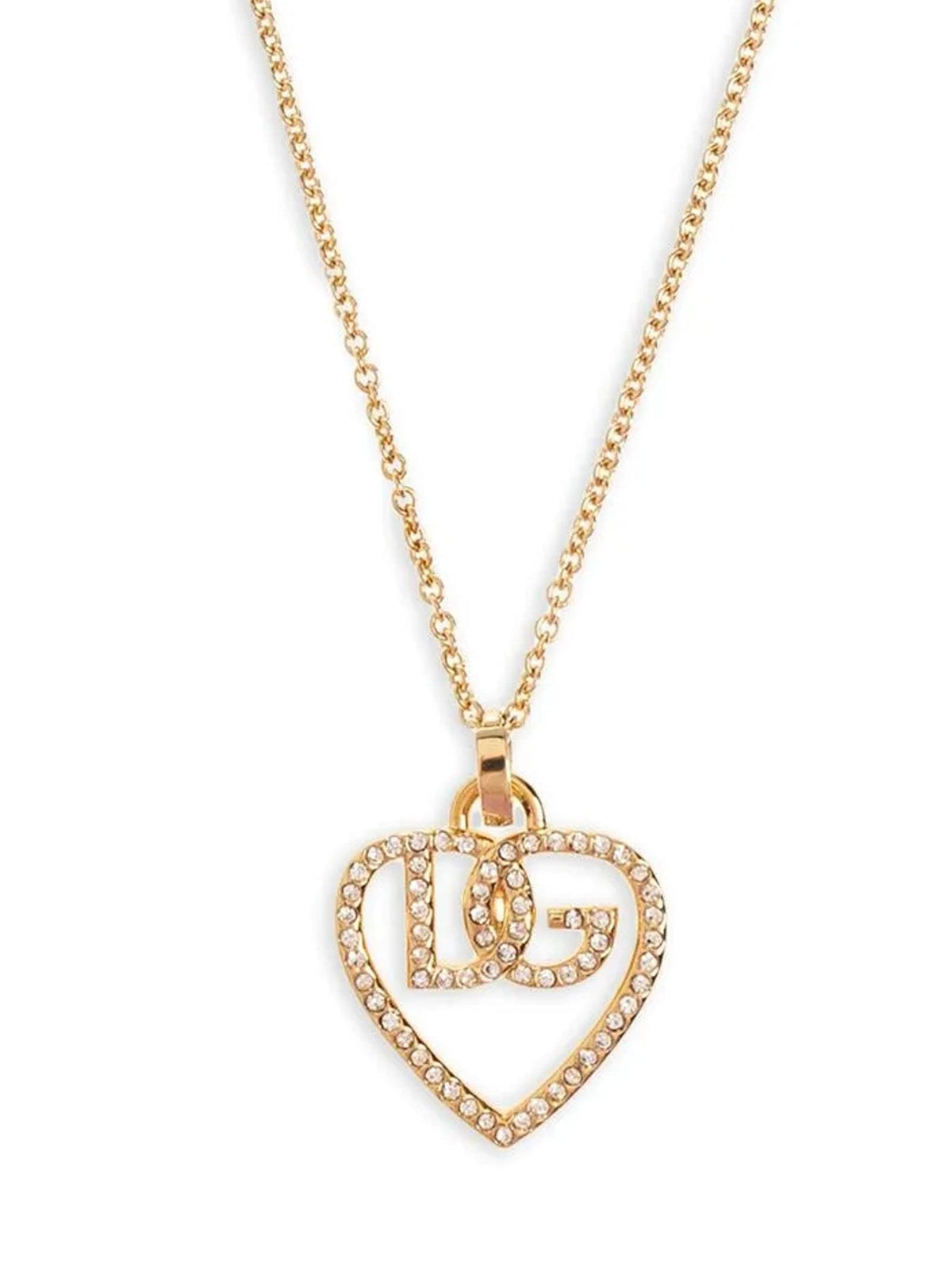 Dolce & Gabbana Women Strass Logo Necklace DOLCE & GABBANA