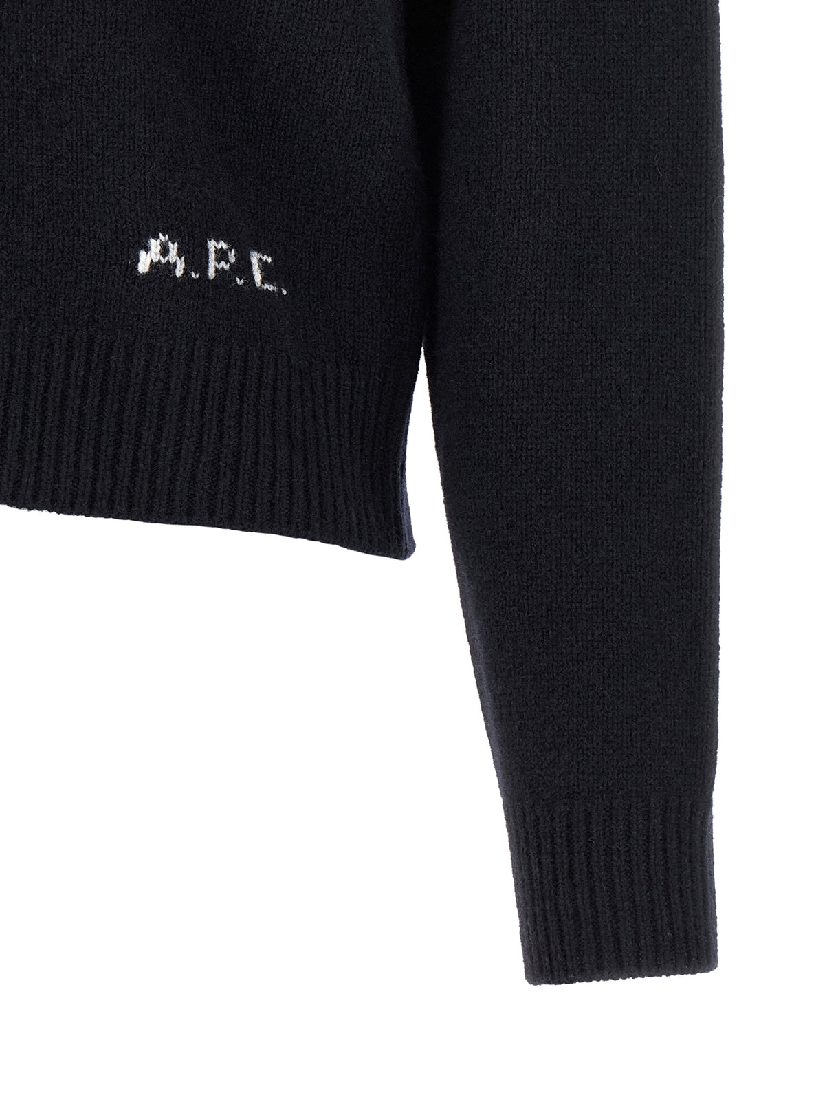 A.P.C. Women Lila' Wool Cardigan With Logo Intarsia A.P.C.