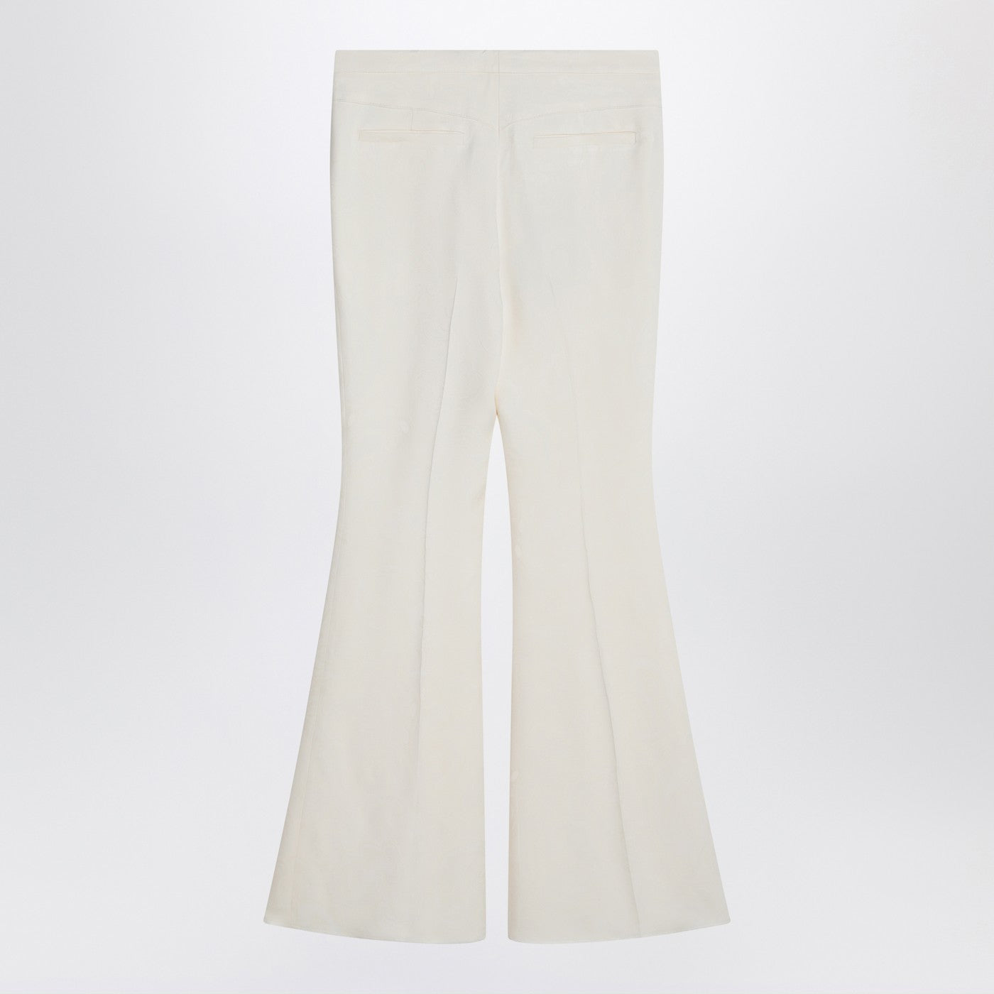 Etro Flared Trousers In Ivory Viscose Women ETRO