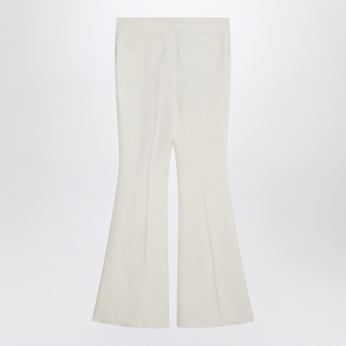 Etro Flared Trousers In Ivory Viscose Women ETRO