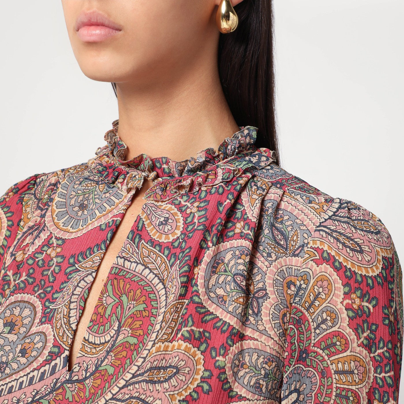 Etro Long Dress With Paisley Print Women ETRO