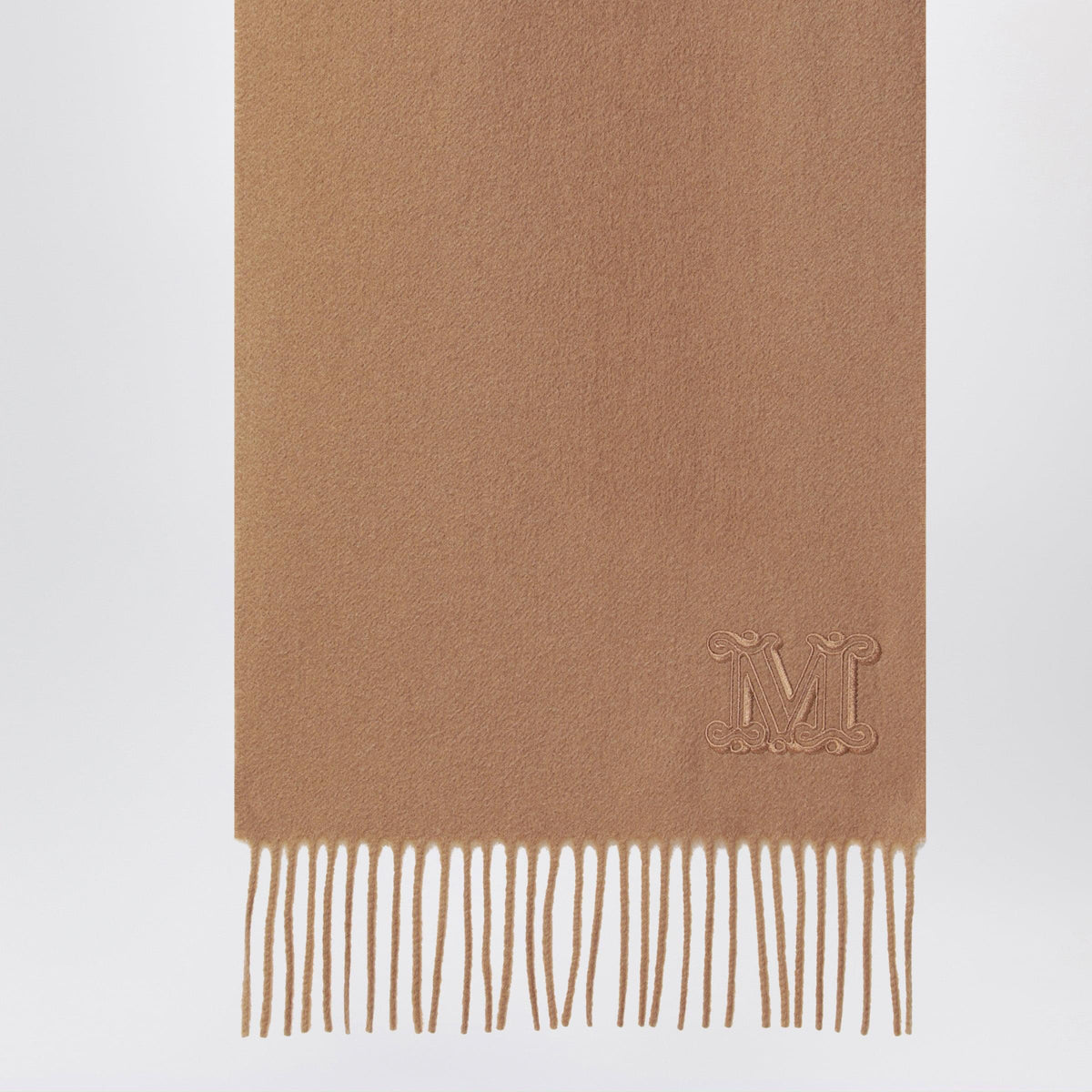 Max Mara Camel-Colored Cashmere Scarf Women Women MAX MARA
