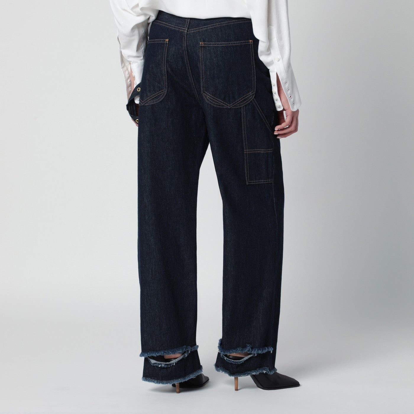 Darkpark Lisa Carpenter Jeans With Chain Women DARKPARK