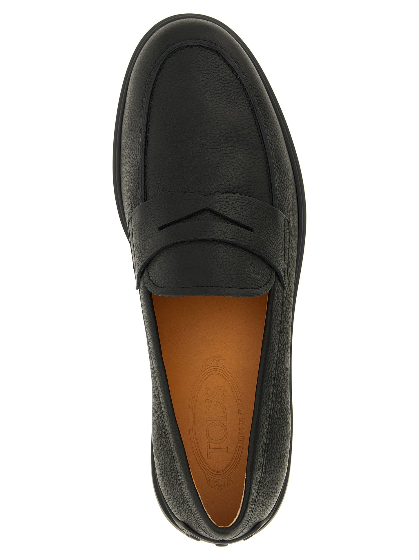 Tod's Men Hammered Leather Loafers TOD'S