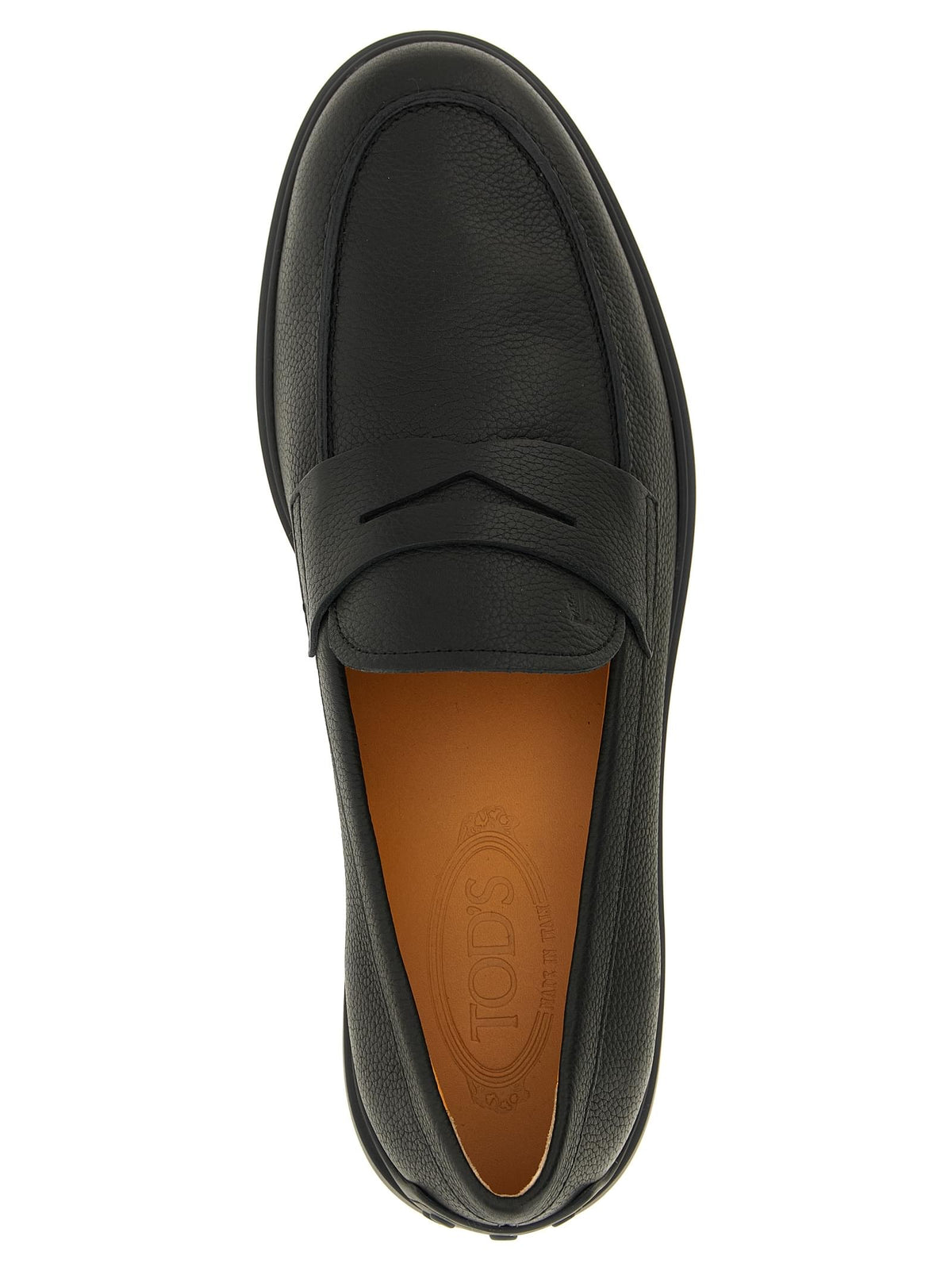 Tod's Men Hammered Leather Loafers TOD'S