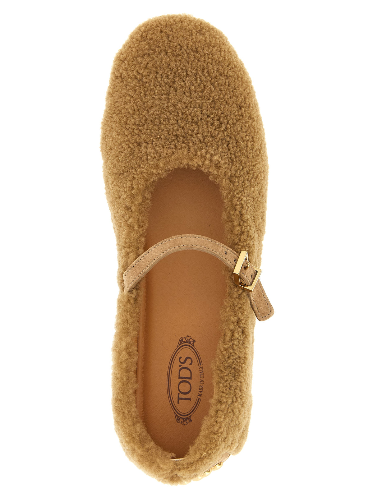 Tod's Women 'Gommine' Sheepskin Ballet Flats TOD'S