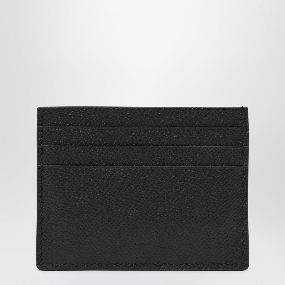 Tom Ford Grained Calf Leather Card Holder In Black Men Men TOM FORD