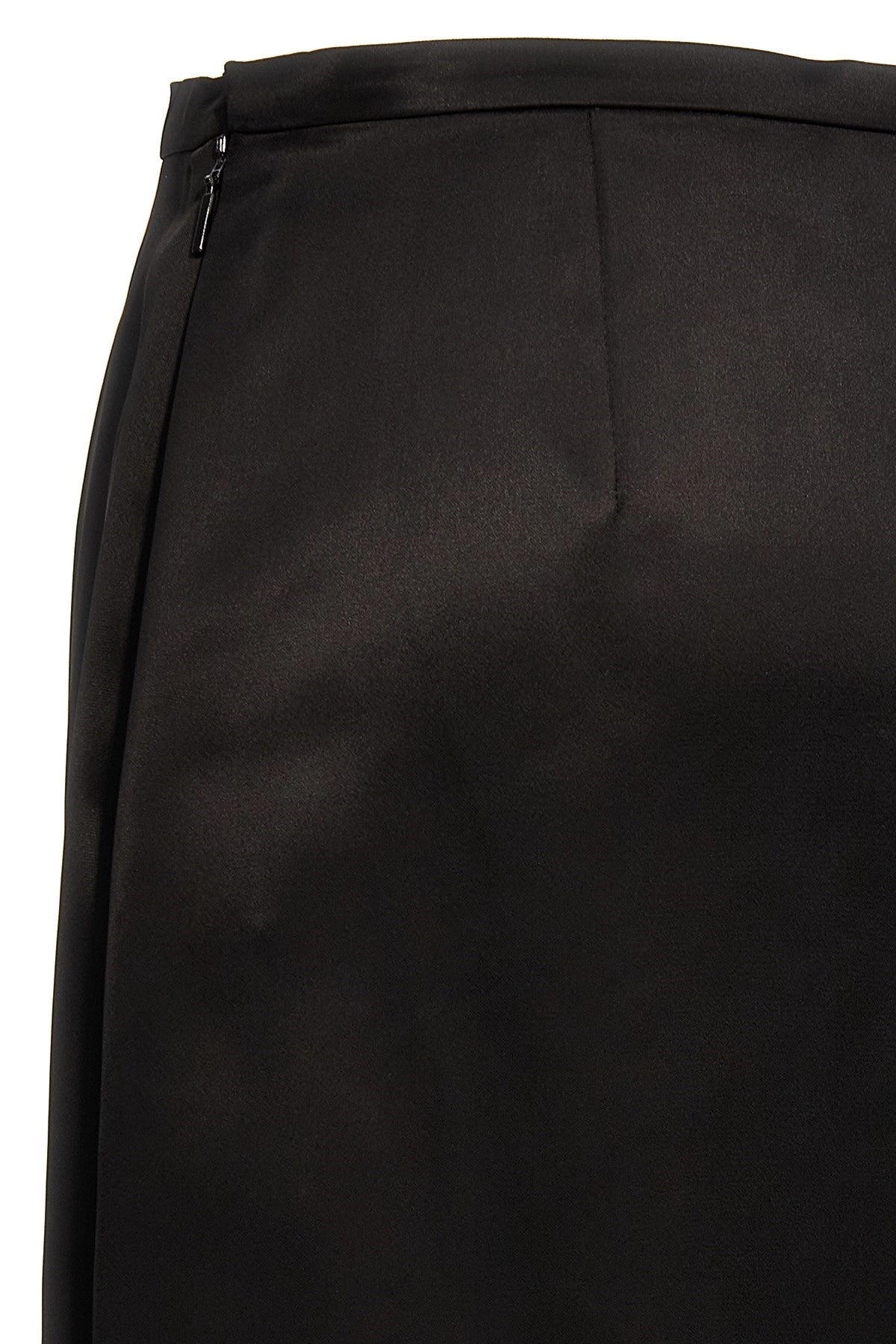 Saint Laurent Women Satin Skirt SAINT LAURENT