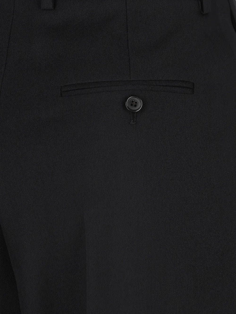 Celine Women Wool Gabardine Dock Trousers CELINE