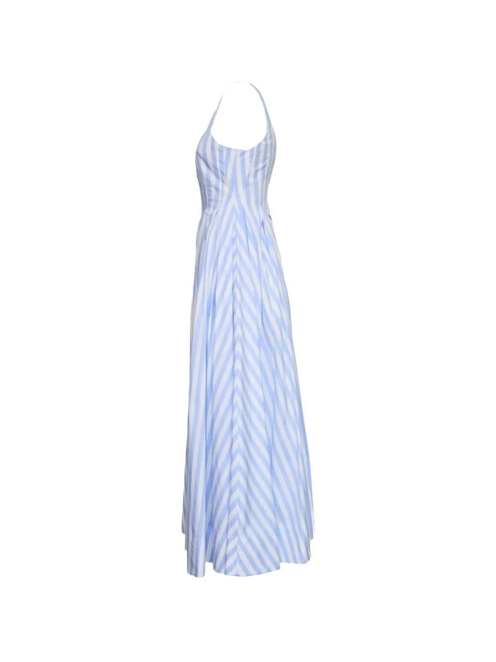 Sportmax Women Long Dress In Pure Cotton Poplin SPORTMAX