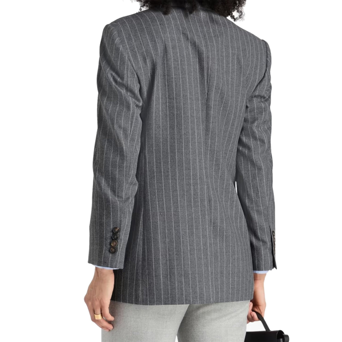 Brunello Cucinelli Pinstriped Wool Blazer Women BRUNELLO CUCINELLI