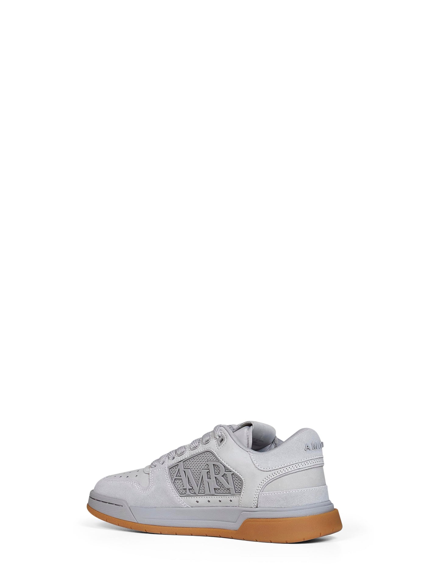 Amiri Men Grey Suede Classic Low Sneakers AMIRI