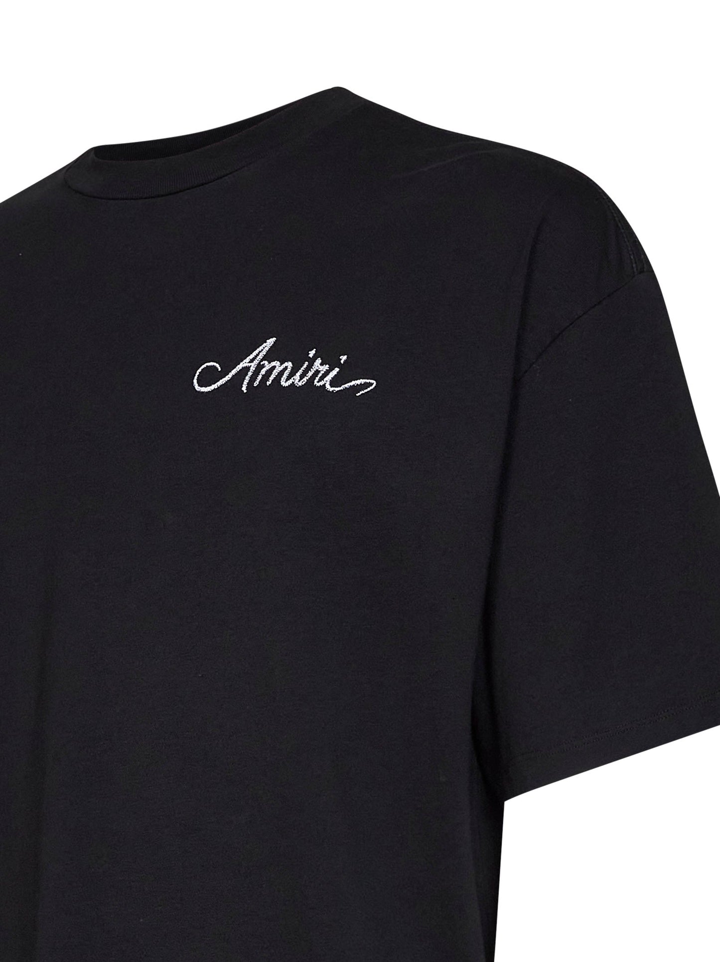 Amiri Men Black Jersey Ma Quad Checkerboard T-Shirt AMIRI