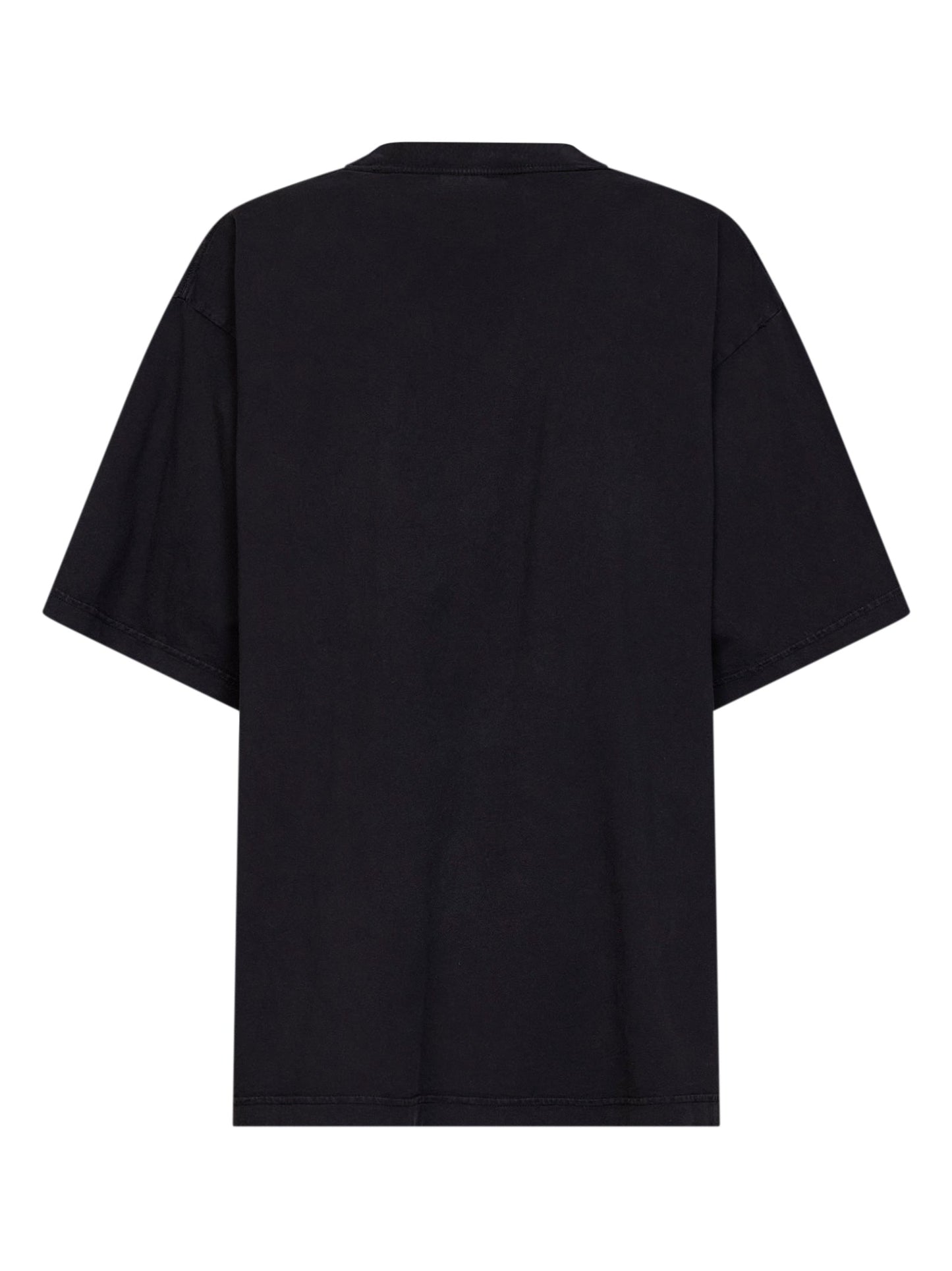 Balenciaga Women Washed Black The Address Oversize T-Shirt BALENCIAGA