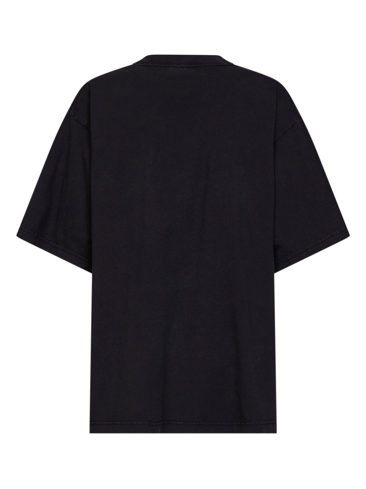 Balenciaga Women Washed Black The Address Oversize T-Shirt BALENCIAGA