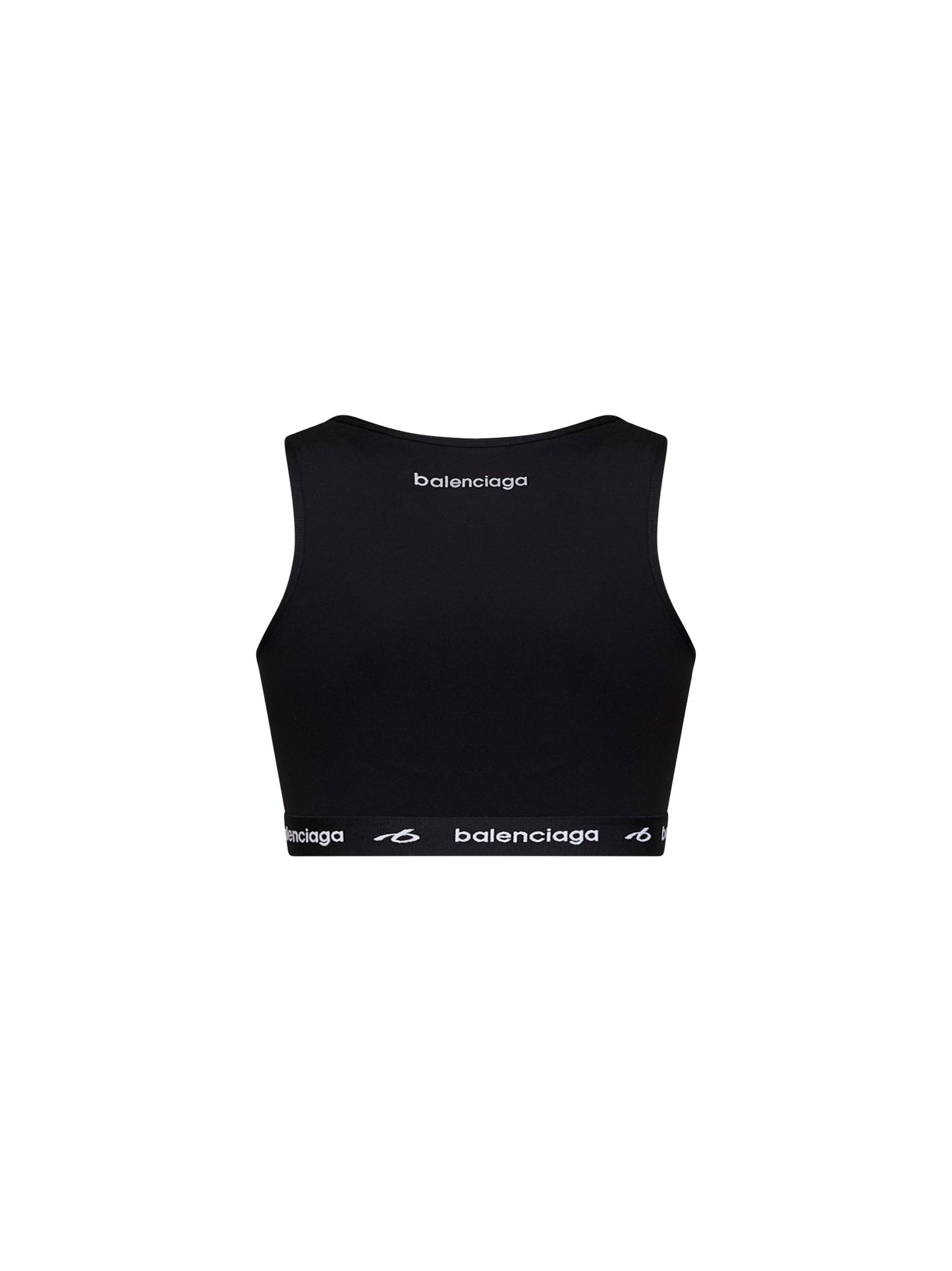 Balenciaga Women Black Techwear Bra Tank Top BALENCIAGA