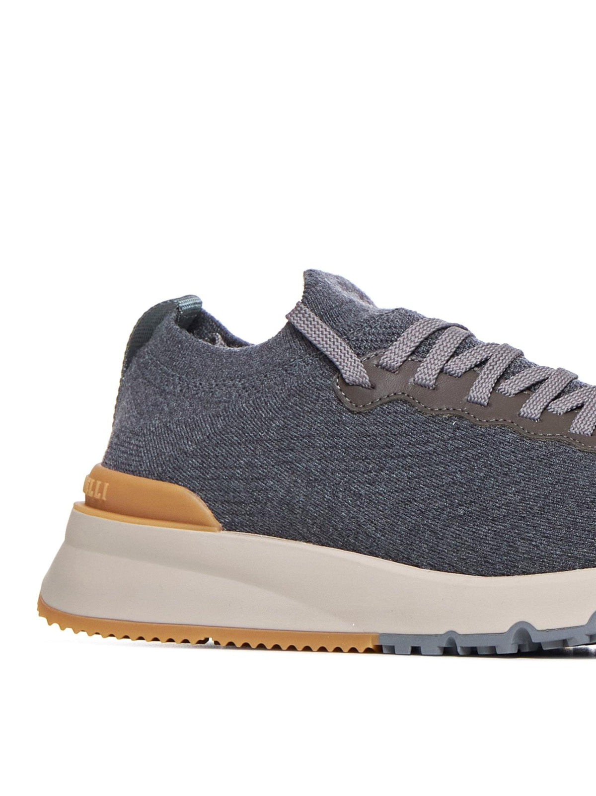 Brunello Cucinelli Men Wool Knit Sneakers BRUNELLO CUCINELLI