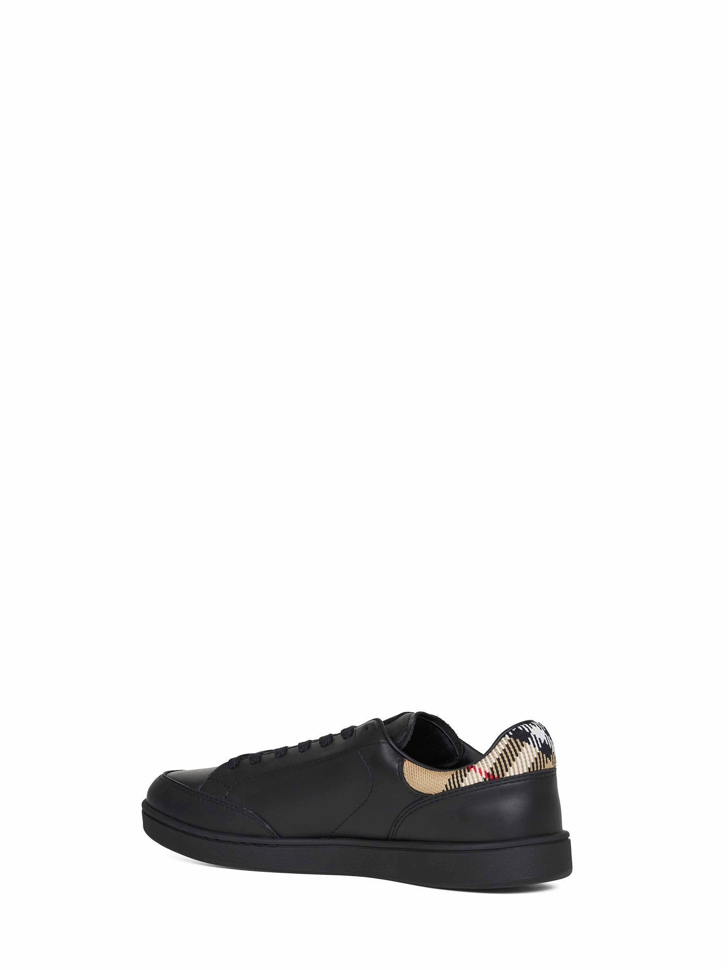Burberry Men Black Calf Leather Set Sneakers BURBERRY