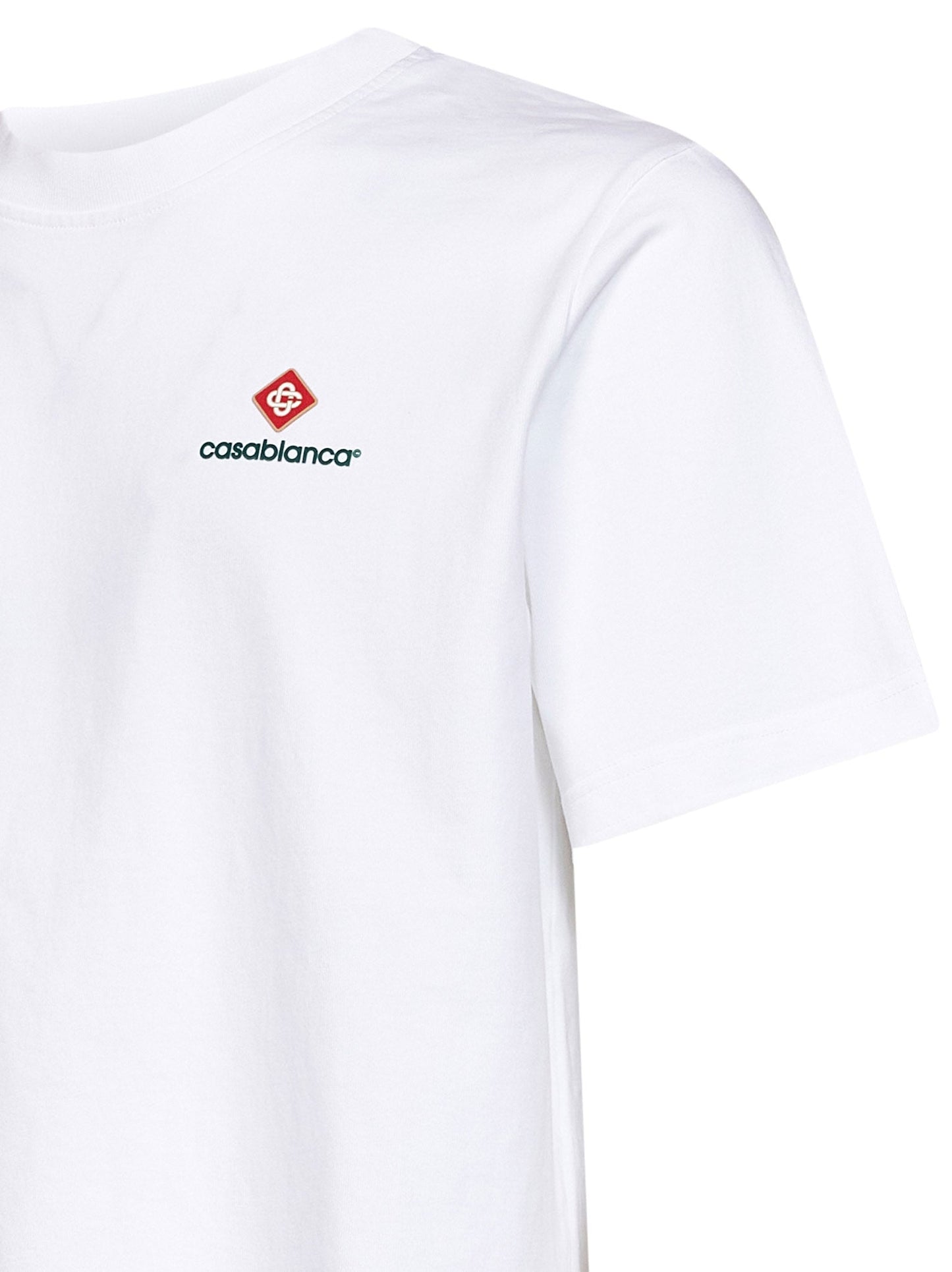 Casablanca Men White Cotton Jersey Casablanca Sport Type T-Shirt CASABLANCA