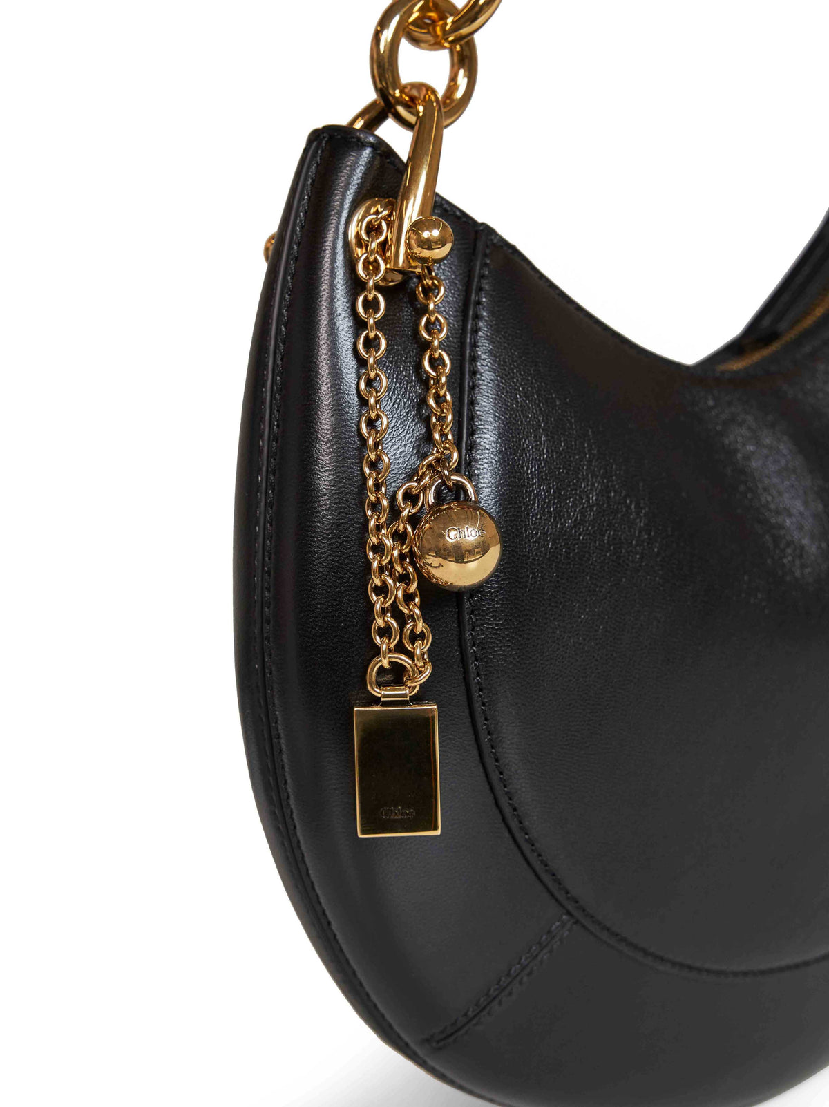Chloé Women Black Banana Small Hobo Bag CHLOE
